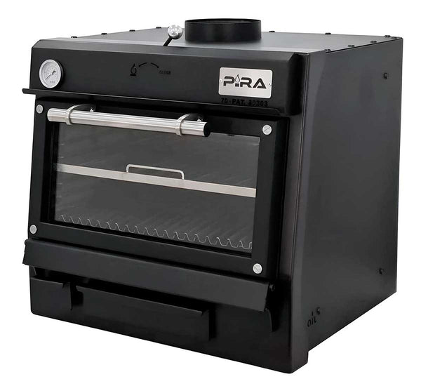 PIRA – HORNO BRASA 70 LUX BLACK AB