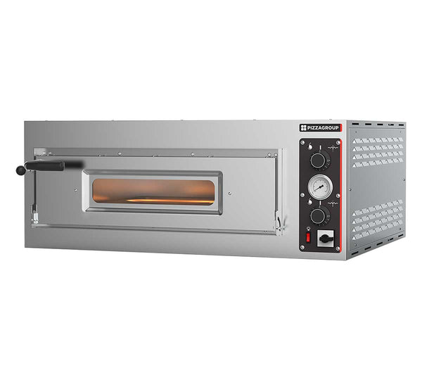 PIZZAGROUP - HORNO PIZZA ENTRY MAX 6 ELÉCTRICO - 1 CÁMARA - 6 PIZZAS Ø 33CM