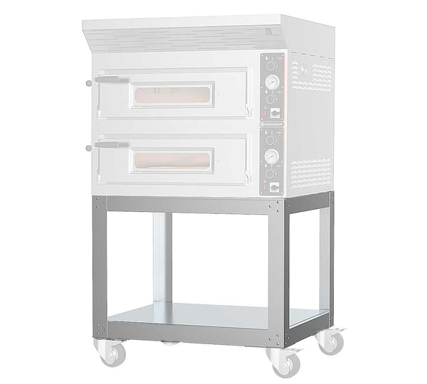 PIZZA GROUP - SOPORTE HORNO M6 ACERO INOX - Dimensiones 99 x 112 x 108 cm
