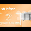 INFRICO - MESA REFRIGERADA 4 PUERTAS GN 1/1 BMGN 2450 II