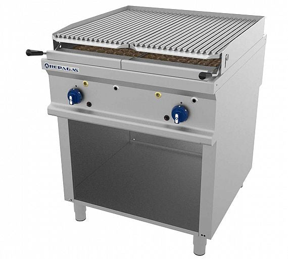 REPAGAS - BARBACOA A GAS POWER LINE SERIE 900 PIE BARG92/S-LC (2 QUEMADORES)