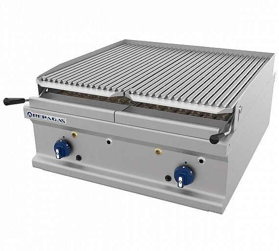 REPAGAS - BARBACOA GAS POWER LINE SERIE 900 SOBREMESA BARG-92M-LC (2 QUEMADORES)