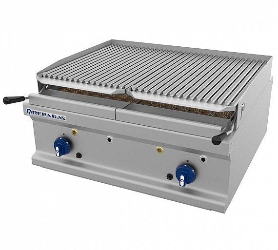 REPAGAS - BARBACOA A GAS POWER LINE SERIE 750 SOBREMESA BARG 71/M- LC (1 QUEMADOR)