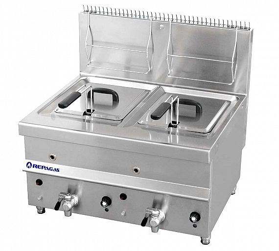 REPAGAS - FREIDORA SERIE 550 SMART LINE FG 24/M - 2 CUBAS DE 12 LITROS