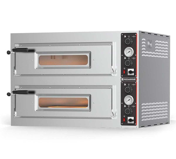 PIZZAGROUP - HORNO PIZZA ENTRY MAX 12 ELÉCTRICO - 2 CÁMARAS - 12 PIZZAS Ø 33CM