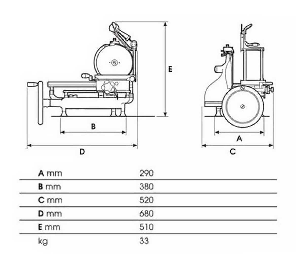 SAMMIC - CORTADORA DE FIAMBRE VOLANO VS-300