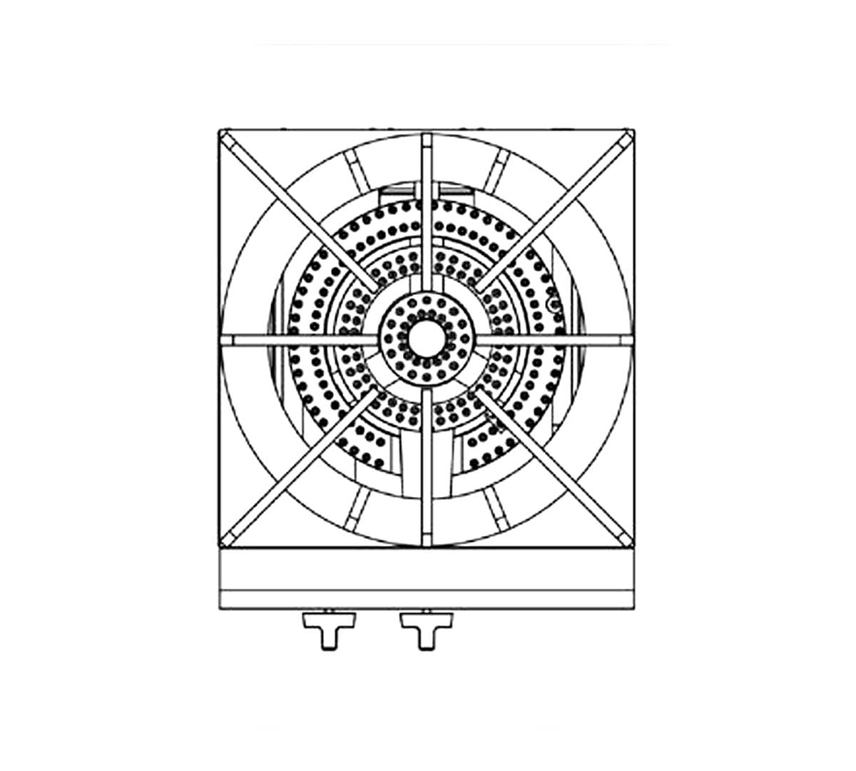 SAVEMAH - QUEMADOR PAELLERO CON MUEBLE CSP-850