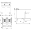 SAVEMAH - S700 FREIDORA A GAS SV 78 MUEBLE