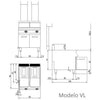 SAVEMAH - S900 FREIDORA A GAS SV 98 MUEBLE