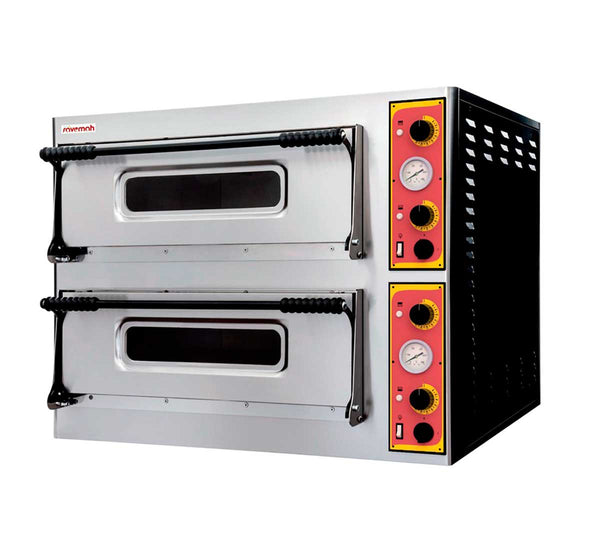 SAVEMAH - HORNO PIZZA BASIC 66 ELÉCTRICO - 2 CÁMARAS - 12 PIZZAS Ø 30CM