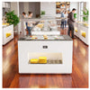 SAYL - BUFFET LINE MÓDULO CON ANTIESPUTO ISLAND BUFFET PLACA CALIENTE SAHARA