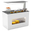 SAYL - BUFFET LINE MÓDULO CON ANTIESPUTO ISLAND BUFFET NEUTRO