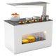 SAYL - BUFFET LINE MÓDULO CON ANTIESPUTO ISLAND BUFFET NEUTRO