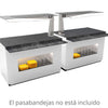 SAYL - BUFFET LINE MÓDULO CON ANTIESPUTO ISLAND BUFFET NEUTRO