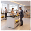 SAYL - BUFFET LINE MÓDULO CON ANTIESPUTO ISLAND BUFFET NEUTRO