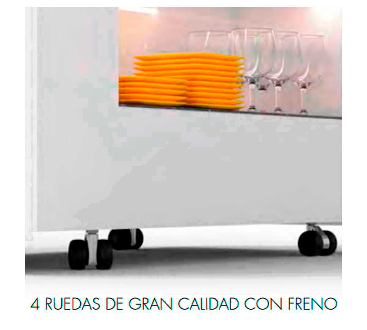 SAYL - BUFFET LINE MÓDULO SELF-SERVICE PLACA FRÍA CON BANDEJAS