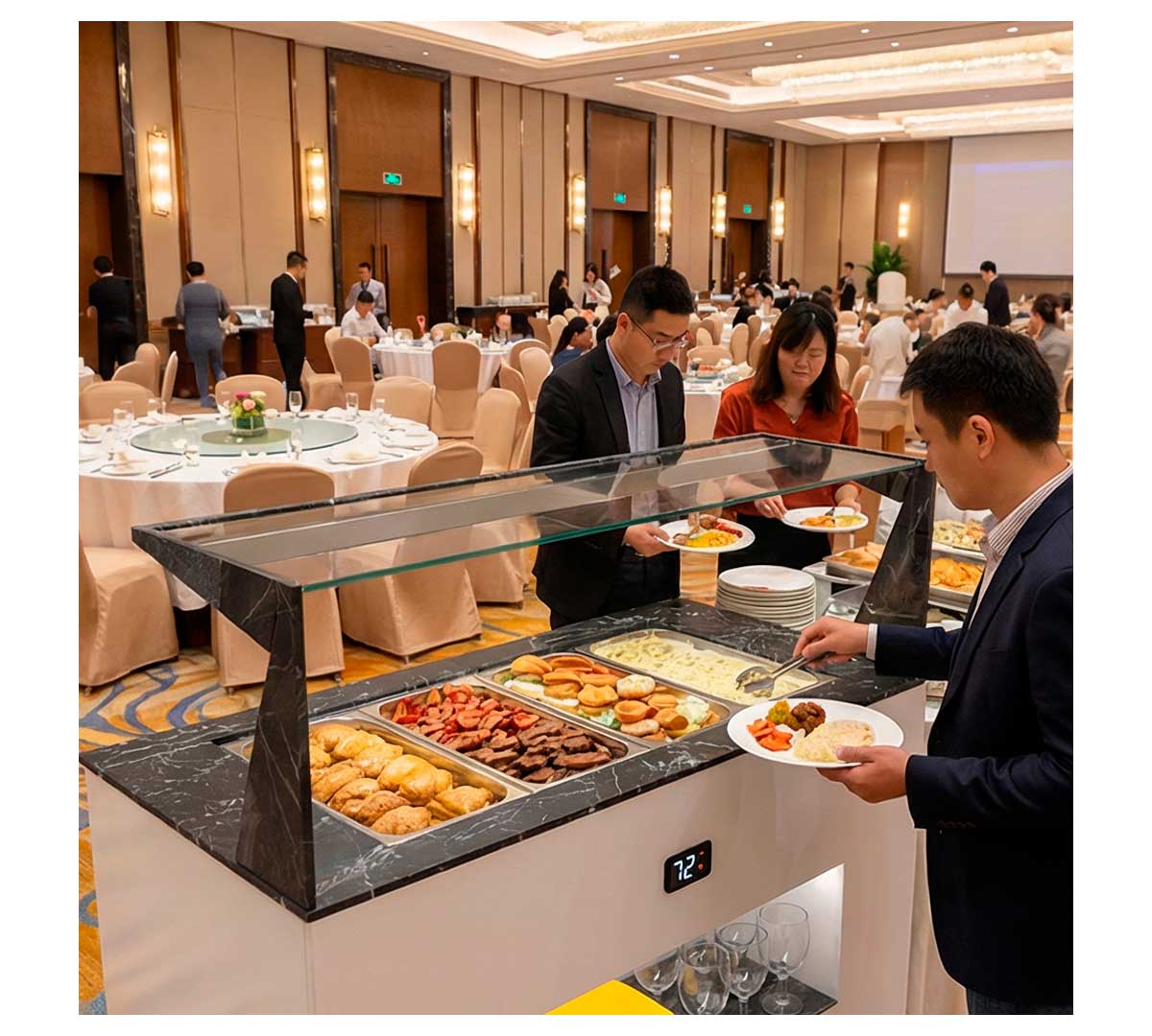 SAYL - BUFFET LINE MÓDULO SELF-SERVICE PLACA CALIENTE SAHARA