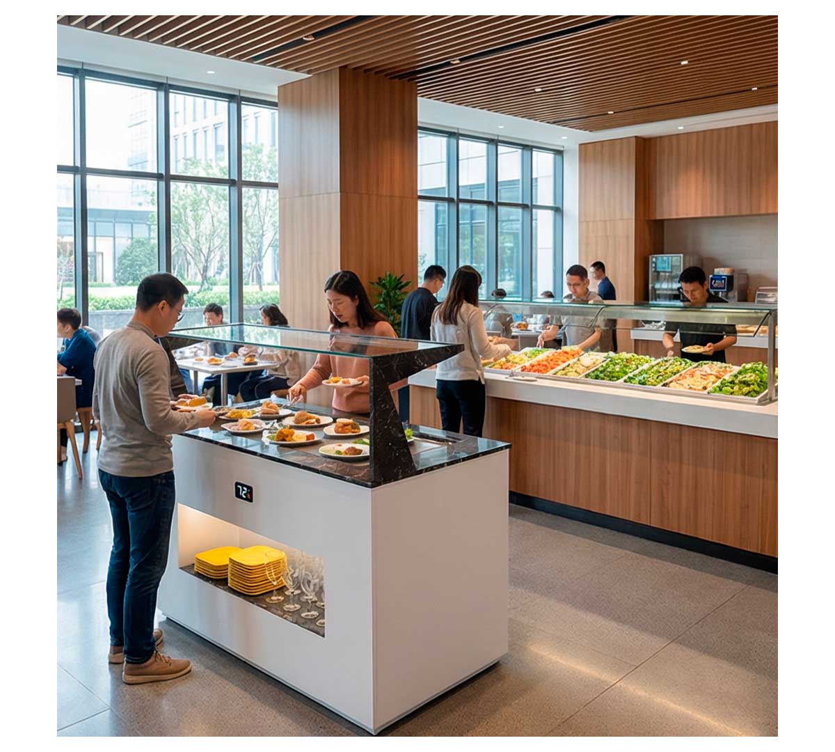 SAYL - BUFFET LINE MÓDULO SELF-SERVICE PLACA CALIENTE SAHARA
