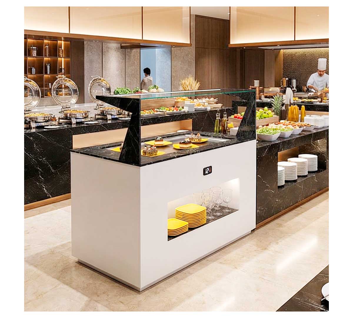 SAYL - BUFFET LINE MÓDULO SELF-SERVICE PLACA FRÍA