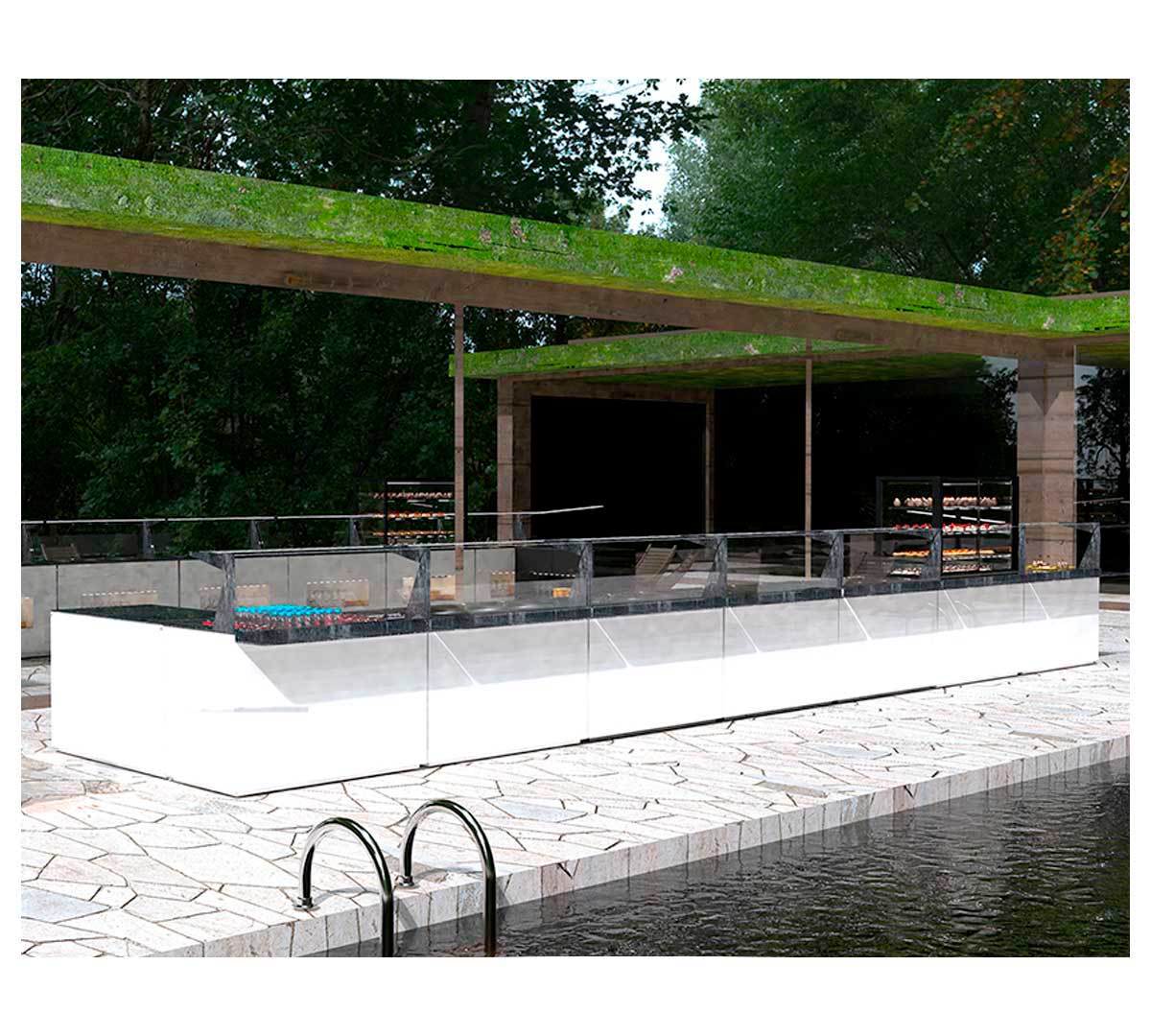 SAYL - BUFFET LINE MÓDULO SELF-SERVICE PLACA FRÍA