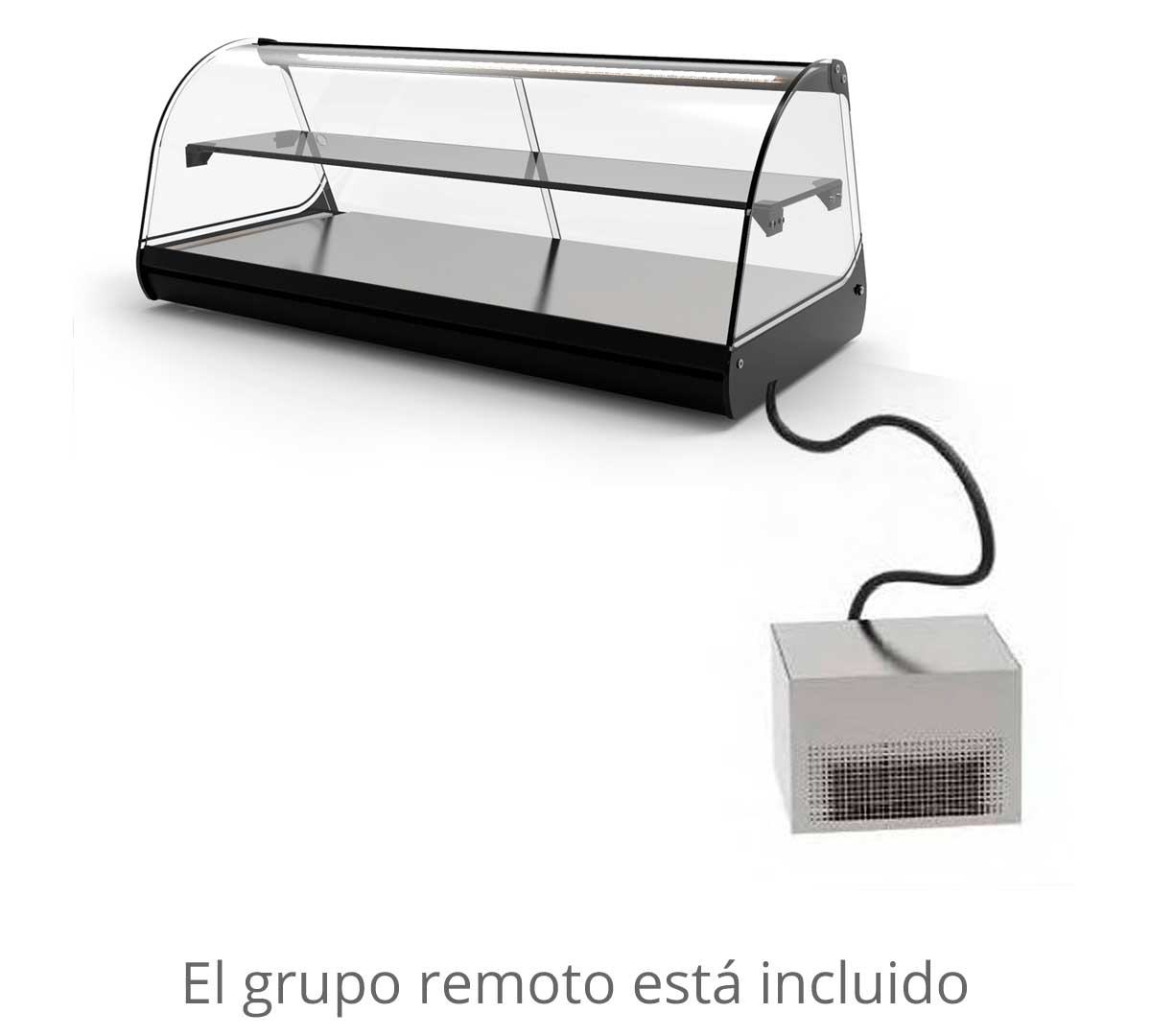 SAYL - VITRINA REFRIGERADA DOS PISOS GRUPO REMOTO CUBA PLANA