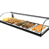 SAYL - VITRINA NEUTRA CRISTAL CURVADO SIN ESTANTE