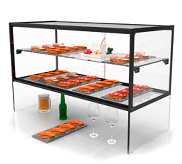 SAYL - EXPOSITOR ZEPPELIN CON ESTANTE Y PASAPLATOS