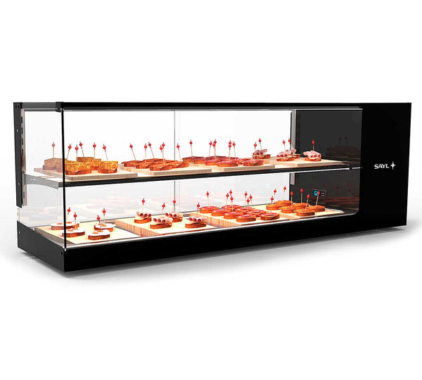 SAYL - VITRINA REFRIGERADA LOGIC 2 PISOS CUBA PLANA