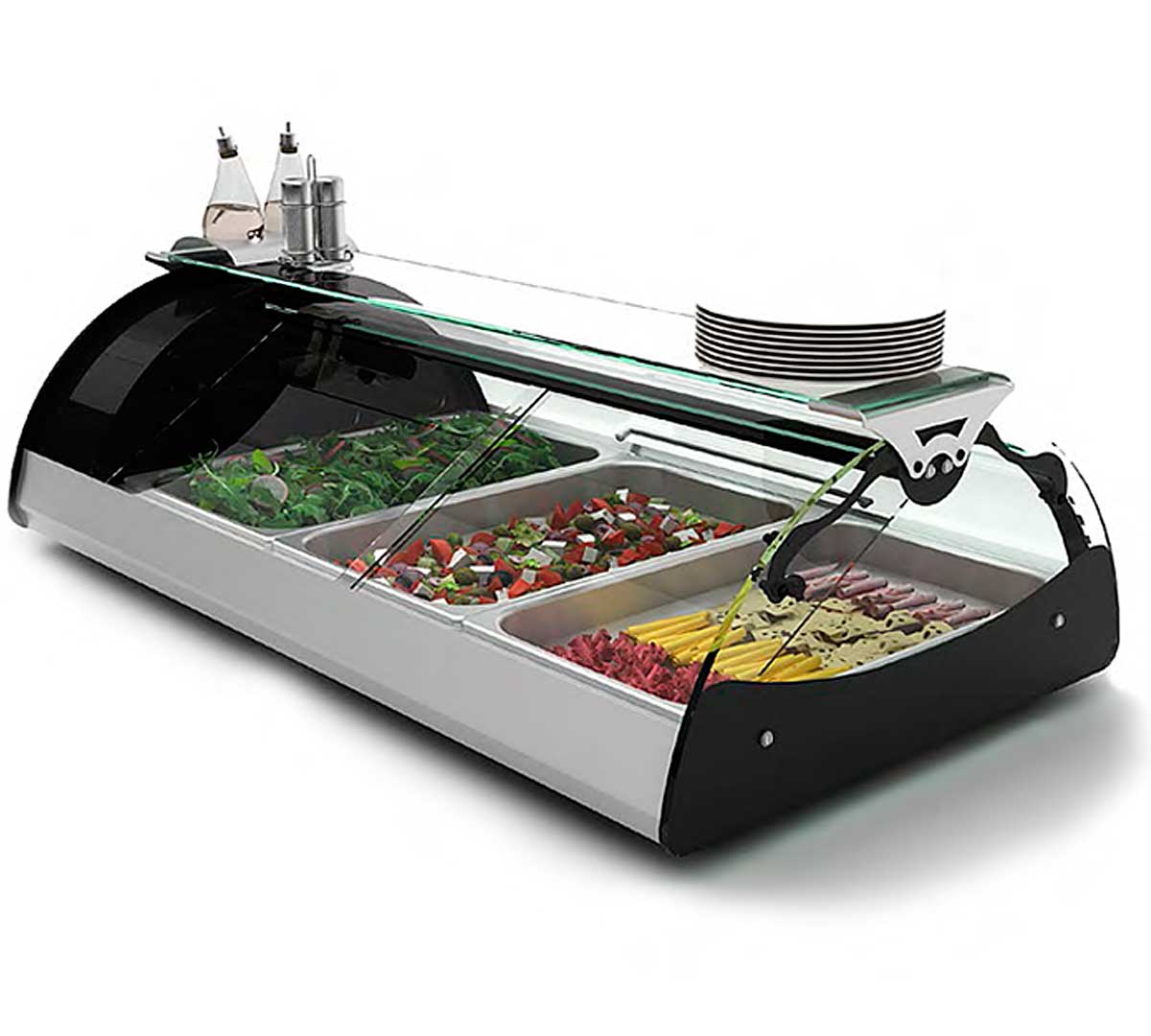 SAYL - VITRINA MAXISELF REFRIGERADA TAPAS