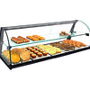 SAYL - VITRINA NEUTRA CRISTAL CURVADO CON ESTANTE