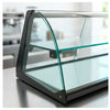 SAYL - VITRINA NEUTRA CRISTAL CURVADO CON ESTANTE