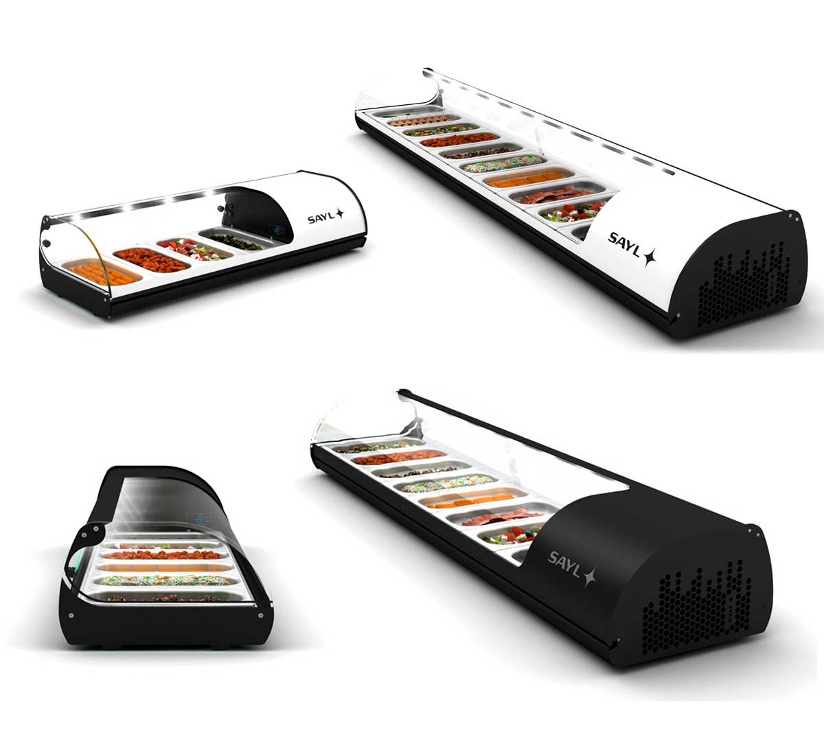 SAYL - VITRINA REFRIGERADA STANDARD TAPAS CUBA GN