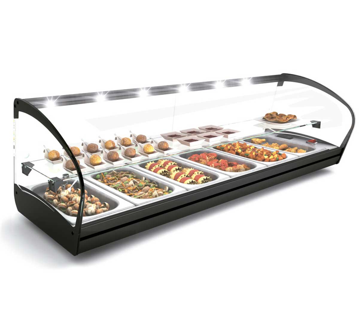 SAYL - VITRINA SHARK BAÑO MARÍA 2 PISOS