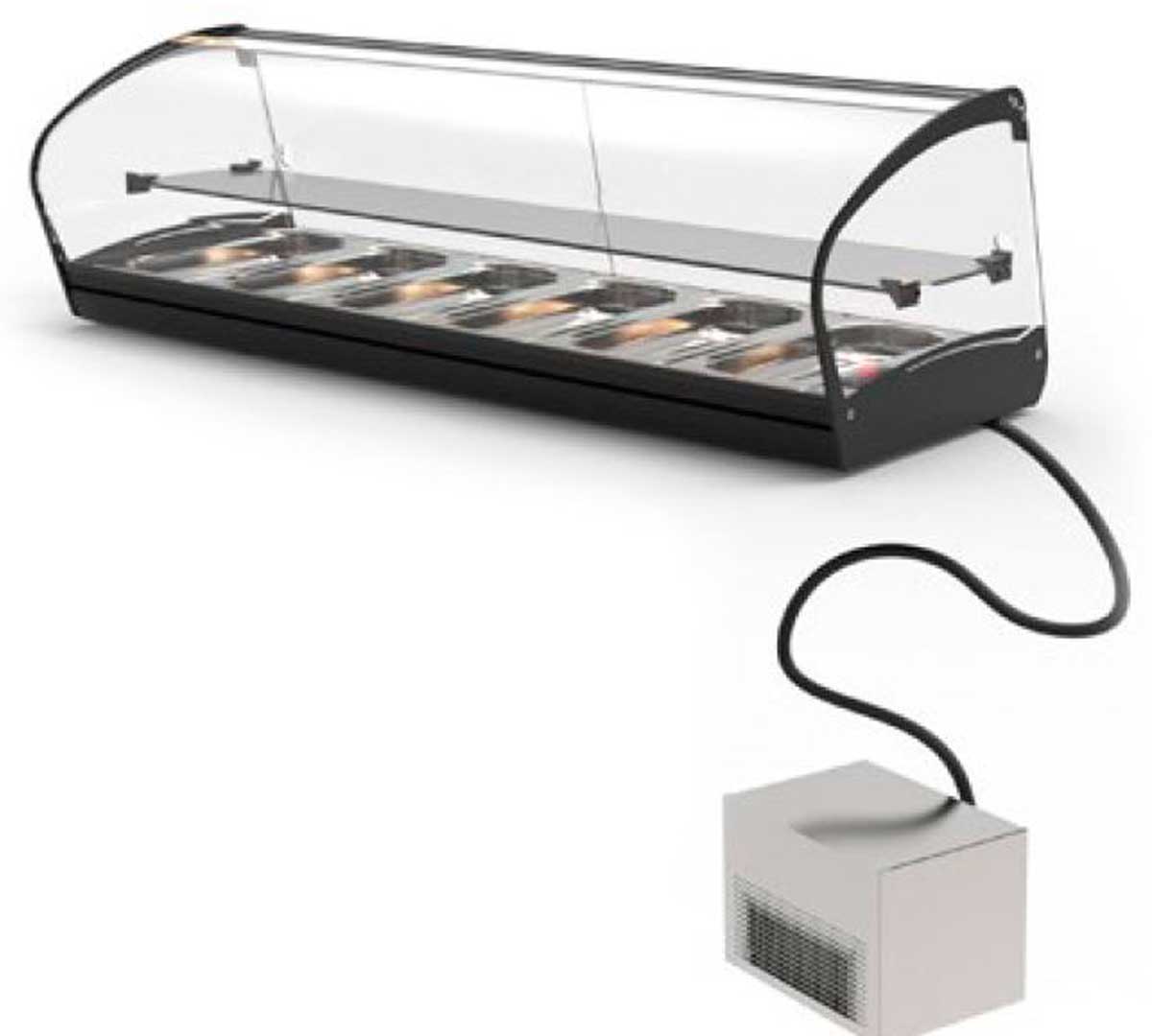 SAYL - VITRINA REFRIGERADA SHARK GRUPO REMOTO 2 PISOS GN