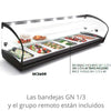 SAYL - VITRINA REFRIGERADA SHARK GRUPO REMOTO 2 PISOS GN