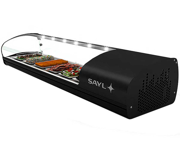 SAYL - VITRINA REFRIGERADA SHARK 1P TAPAS CUBA PLANA