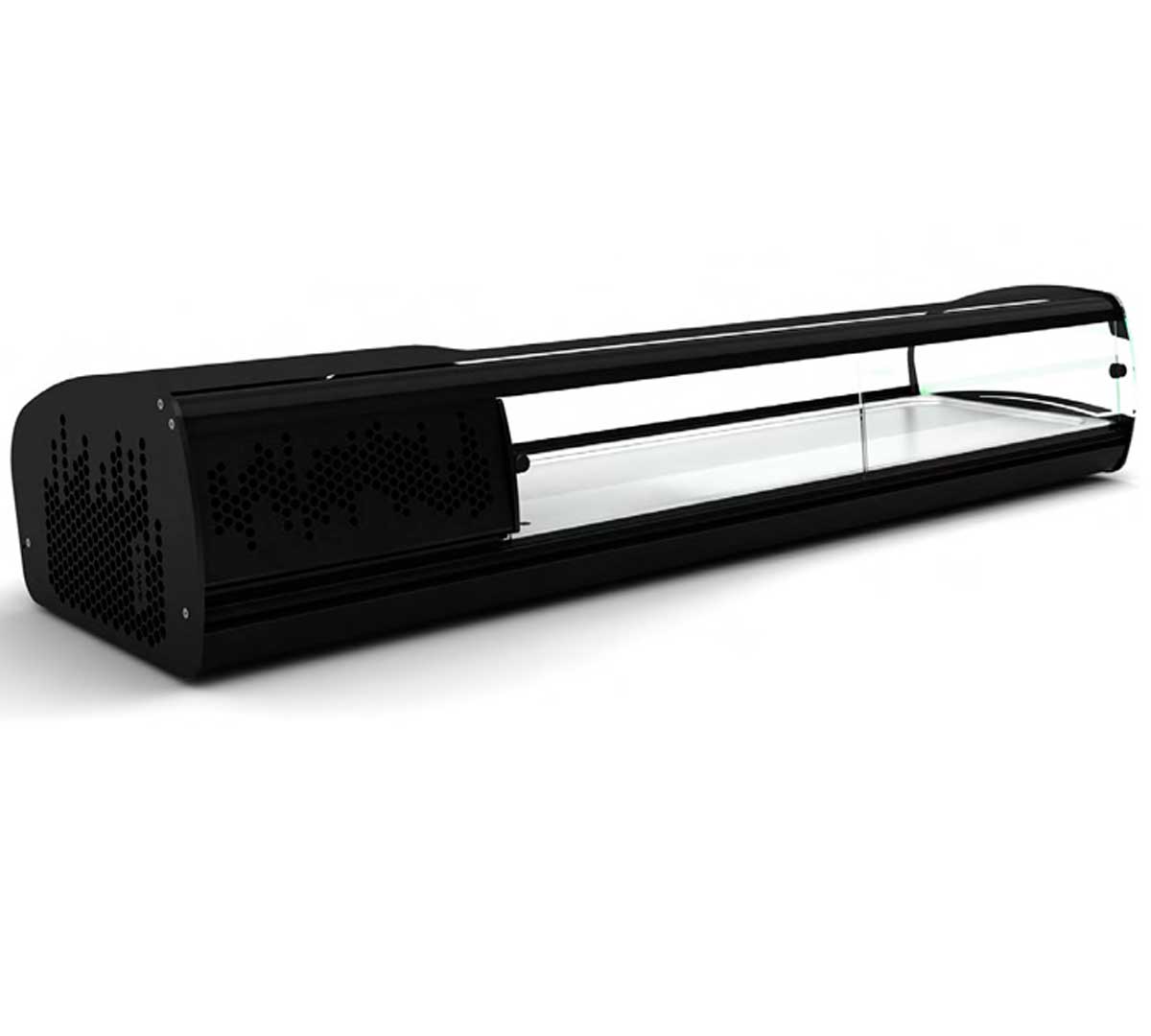SAYL - VITRINA REFRIGERADA SHARK 1P TAPAS CUBA PLANA