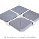 MUEBLES ROMERO - LOSAS GRIS OSCURO 35 KG/U - 4 UNIDADES