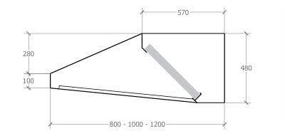 TEVEX - CAMPANA ÓPTIMA BÁSICA MURAL FONDO 1200