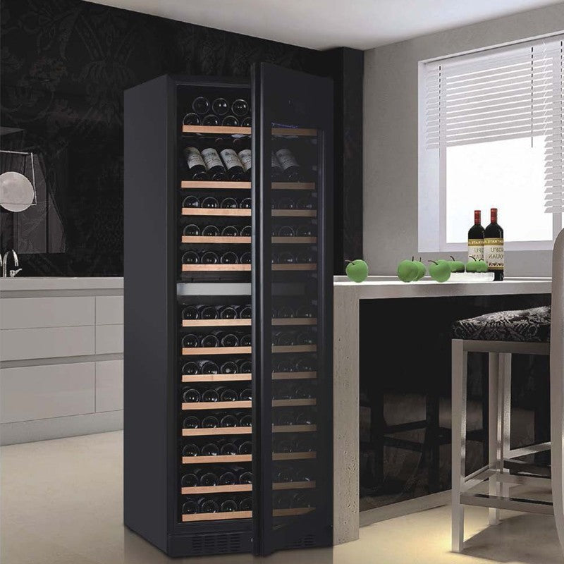 CAVE VINUM - VINOTECA PREMIUM DOBLE TEMPERATURA CV-166-BL-2T