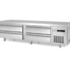 CORECO - MESA FRÍA BAJA COCINA GN 2/1 KBR-83 - FONDO 700 - 4 CAJONES