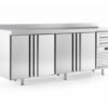 INFRICO - MESA REFRIGERADA FRENTE MOSTRADOR 4 PUERTAS FMPP 2500 II