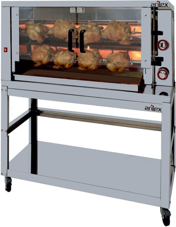 ASADOR VERTICAL A GAS DE 2 ESPADAS 2ASG