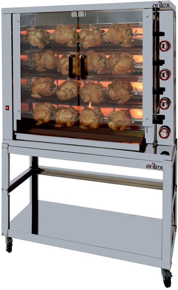 ASADOR VERTICAL A GAS DE 4 ESPADAS 4ASG