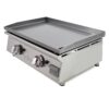 PLANCHA A GAS 60cm EN ACERO LAMINADO DE 6mm 60PGLN