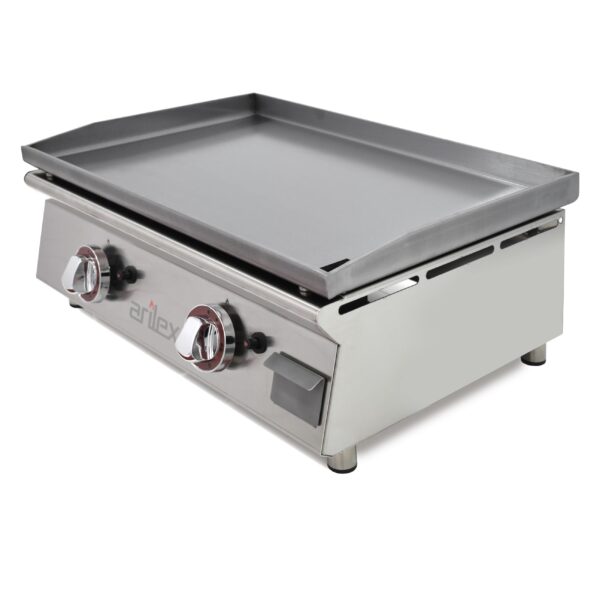 PLANCHA A GAS 60cm EN ACERO LAMINADO DE 6mm 60PGLN