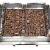 PARRILLA VASCA A GAS 70cm CON PIEDRA VOLCÁNICA LÍNEA 600 70VASN