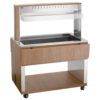 BARTSCHER - CARRO BUFFET BAÑO MARÍA 3 GN 1/1 - FONDO 125CM