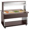 BARTSCHER - CARRO BUFFET BAÑO MARÍA 4 GN 1/1 - FONDO 125CM