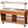 BARTSCHER - CARRO BUFFET BAÑO MARÍA 4 GN 1/1 - 149,5x88x137CM